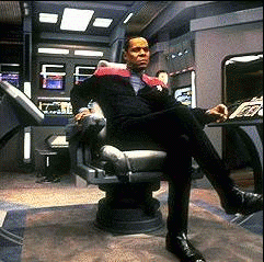 Sisko a bordo della Defiant